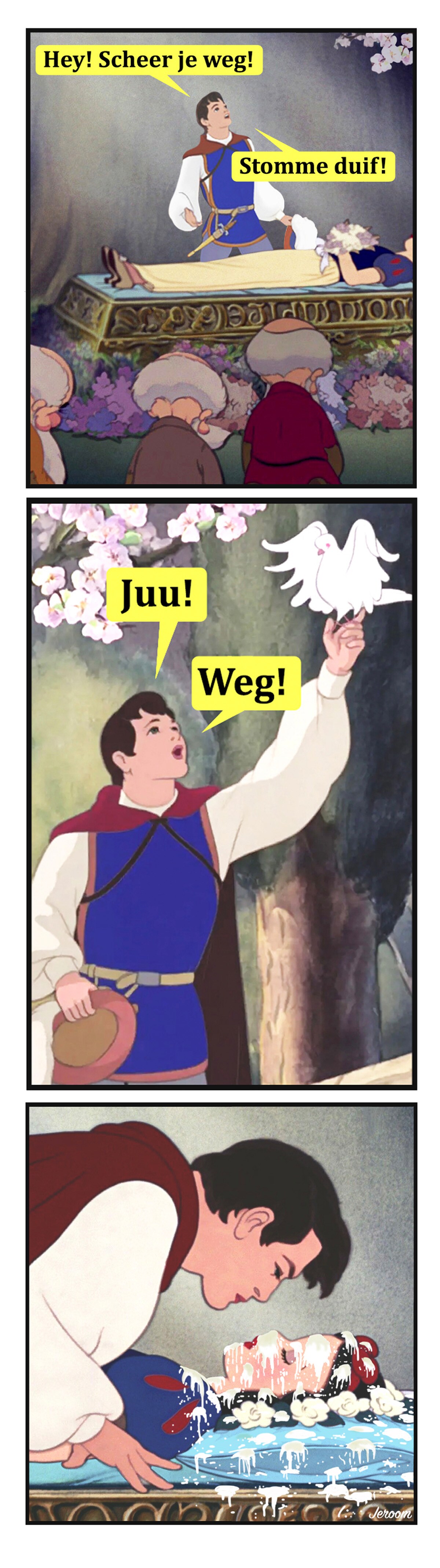 jeroom-scheer-je-weg-stomme-duif-juu-weg