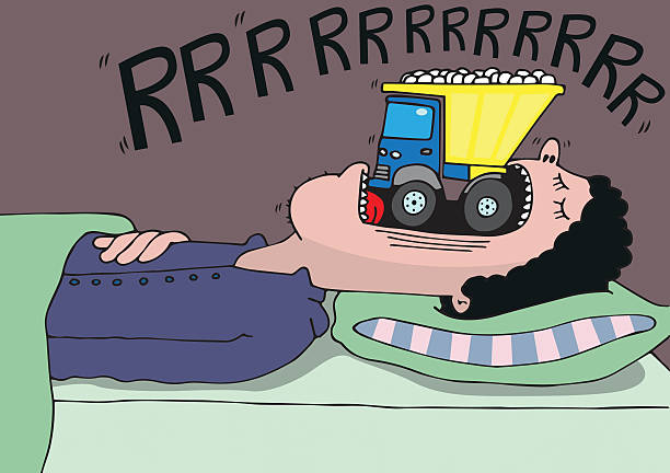 snoring-like-a-truck-vector-id543210504